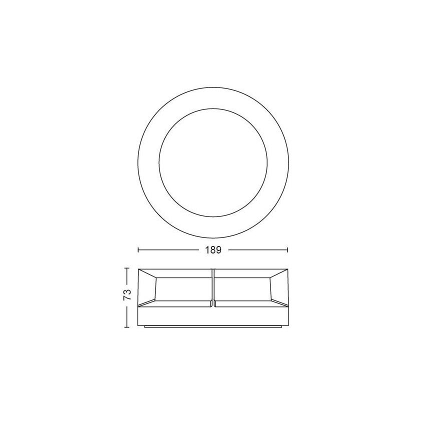 Philips - LED Välivalgusti LED/12W/230V IP44