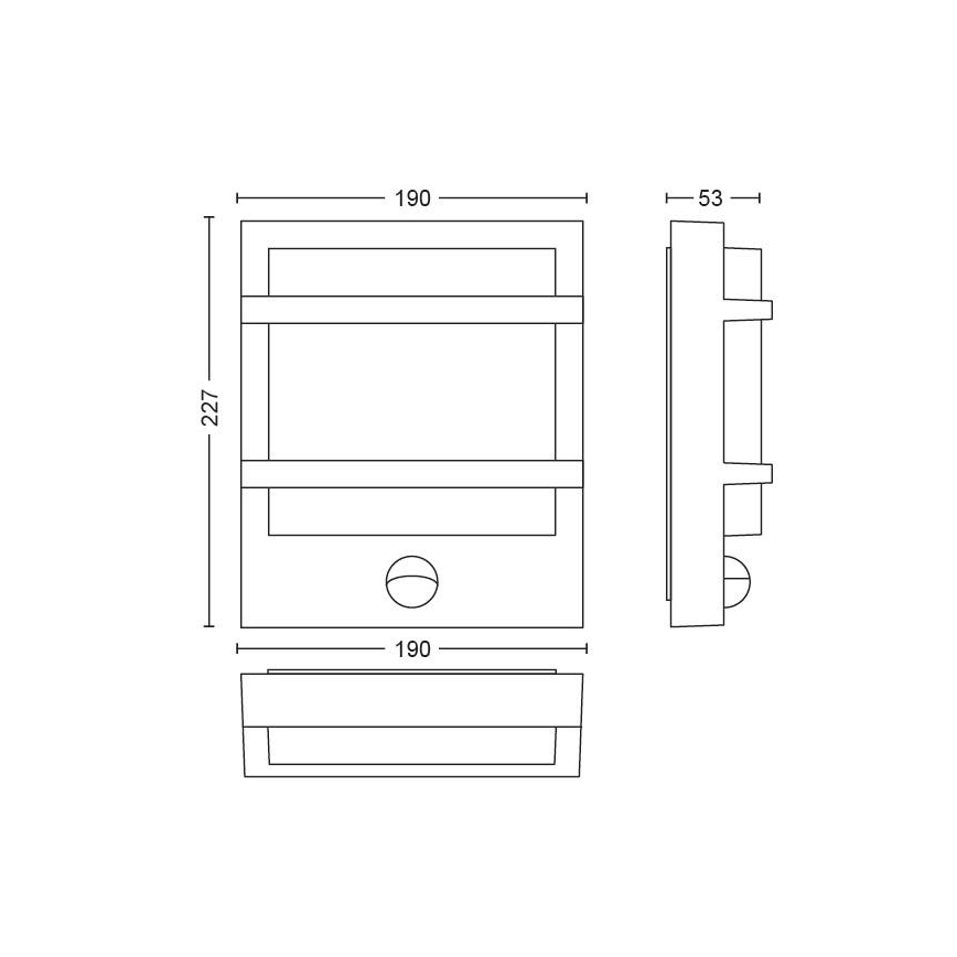 Philips - LED Väli seinavalgusti LED/12W IP44