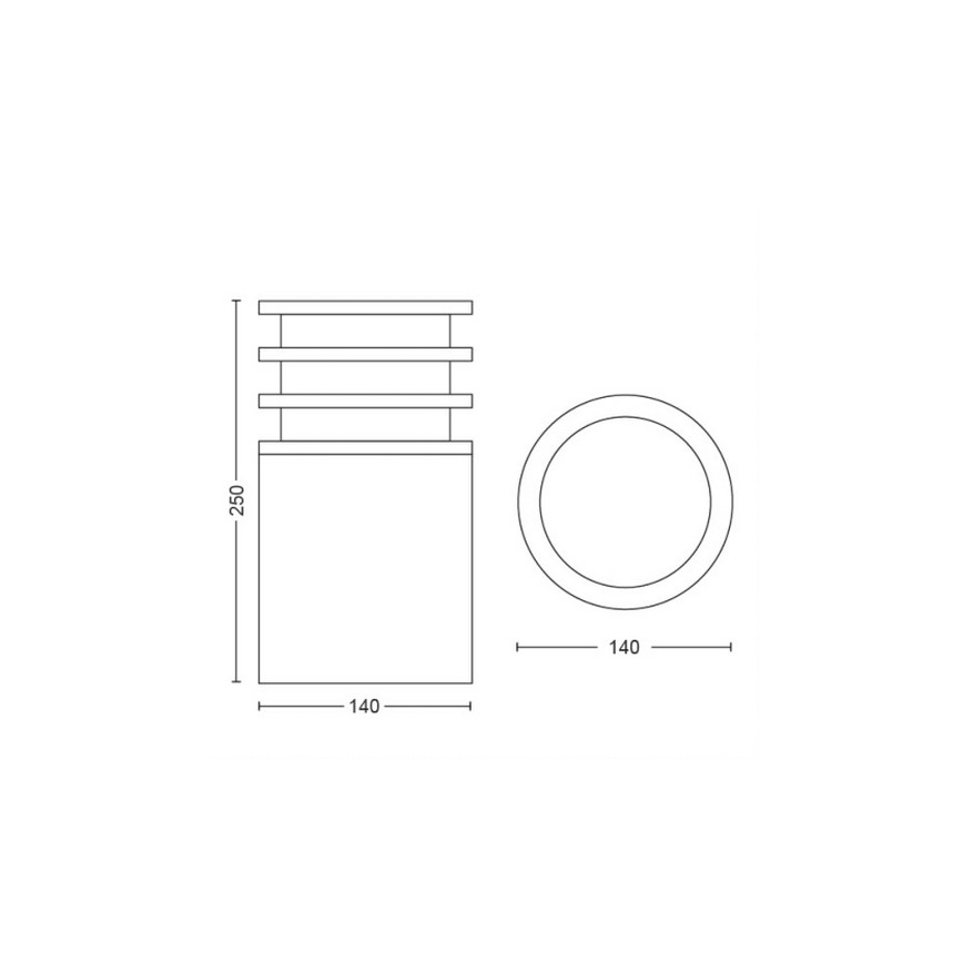 Philips - LED Hämardatav välilamp Hue LUCCA 1xE27/9,5W/230V IP44