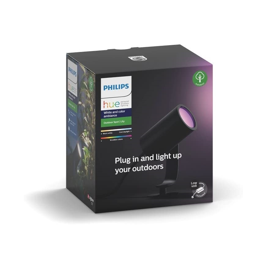 Philips - LED RGB Väli kohtvalgusti Hue LILY LED/8W/230V IP65