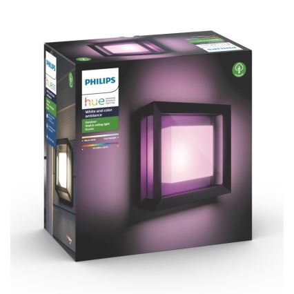 Philips - LED RGBW Hämardatav väli seinavalgusti Hue ECONIC LED/15W/230V 2000-6500K IP44