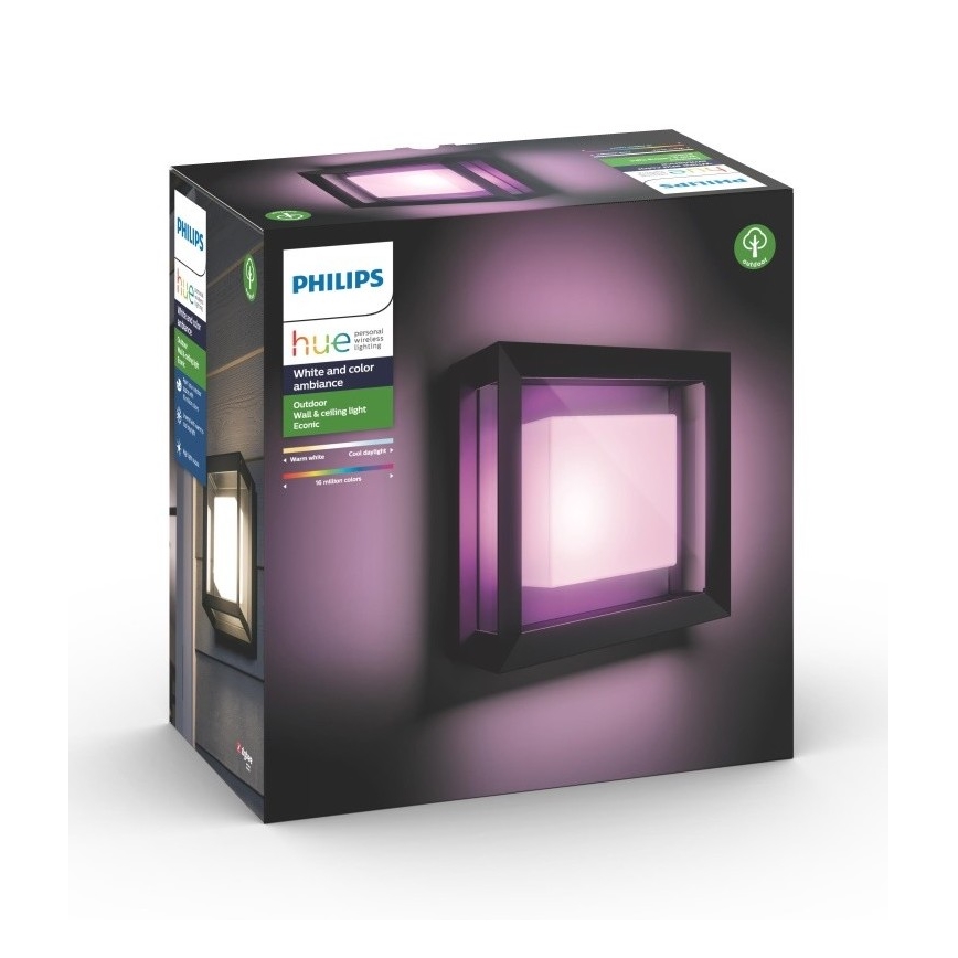 Philips - LED RGBW Hämardatav väli seinavalgusti Hue ECONIC LED/15W/230V 2000-6500K IP44
