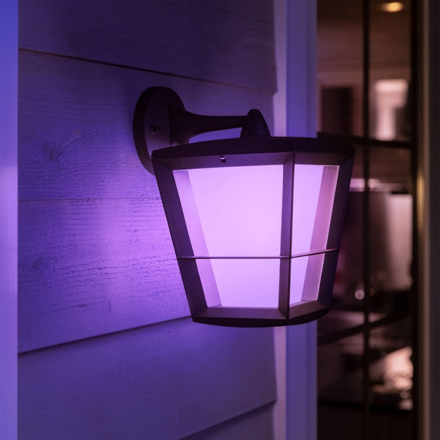 Philips - LED RGBW Hämardatav väli seinavalgusti Hue ECONIC LED/15W/230V 2000-6500K IP44