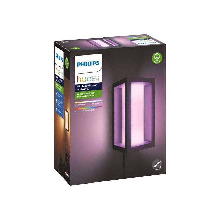 Philips - LED RGBW Hämardatav väli seinavalgusti Hue IMPRESS 2xLED/8W/24V 2000-6500K IP44