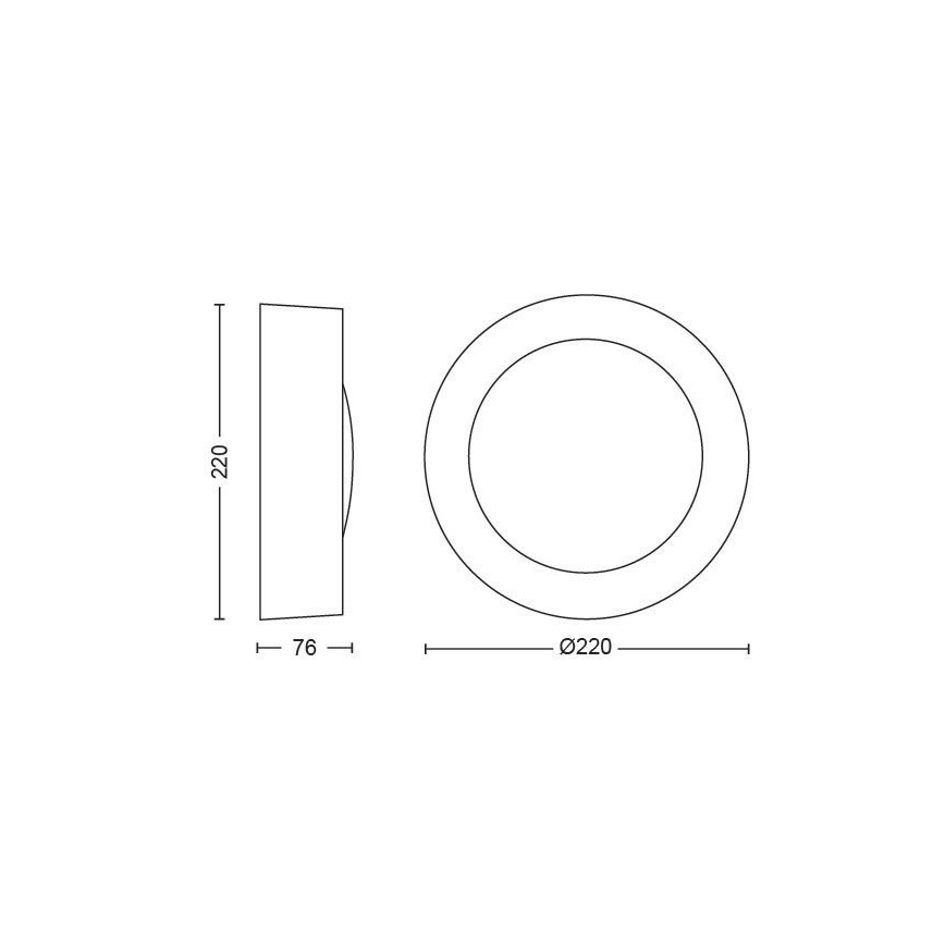 Philips - LED RGBW Hämardatav väli seinavalgusti Hue DAYLO LED/15W/230V 2000-6500K IP44