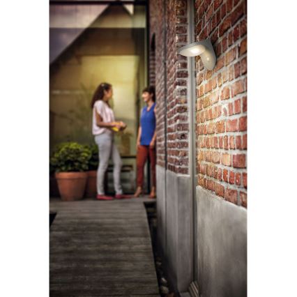 Philips 17808/87/16 - LED Päikesepaneeliga valgusti anduriga MYGARDEN DUSK 1xLED/1W/3,7V 2200 mAh IP44