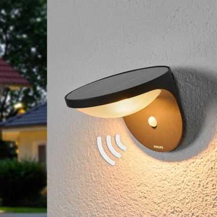 Philips - LED Päikesepaneeliga välivalgusti koos anduriga 1xLED/1W/3,7V IP44