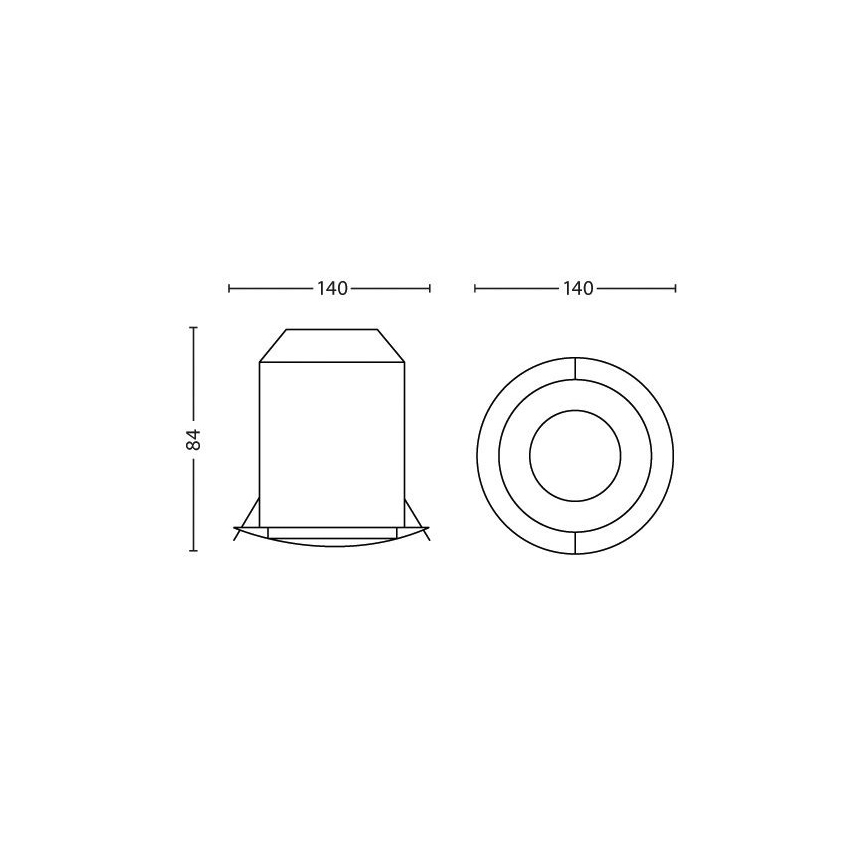 Philips - Hämardatav ripplaevalgusti Hue PHOENIX 1xLED/5W/230V