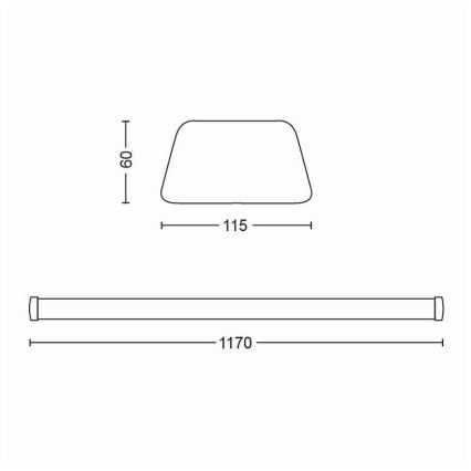 Philips - LED Kapialune valgusti LED/50W/230V 4000K