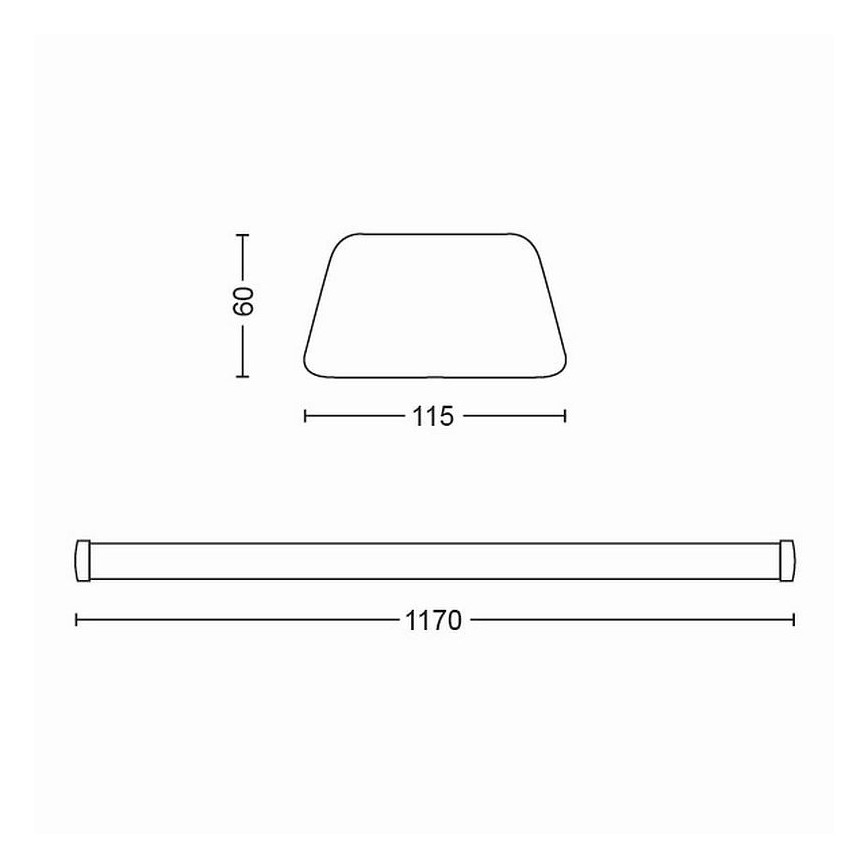 Philips - LED Kapialune valgusti LED/50W/230V 4000K