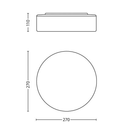 Philips 32081/31/16 - Valgusti vannituppa MYBATHROOM POOL  1xE27/20W/230V