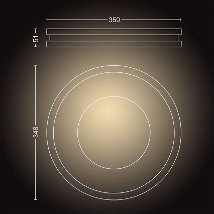 Philips - LED Hämardatav valgusti Hue BEING LED/27W/230V + Pult