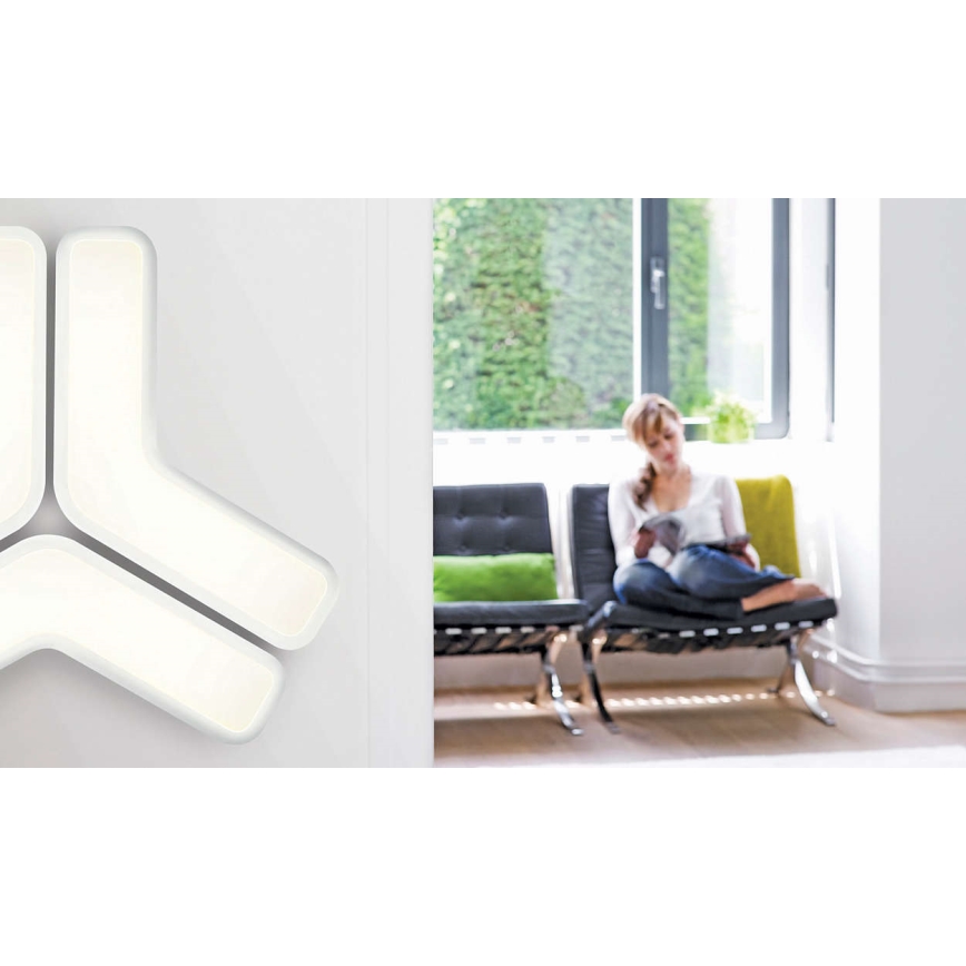 Philips 33100/31/16 - Seinavalgusti MYLIVING PLAYFUL 2x2G7/11W valge