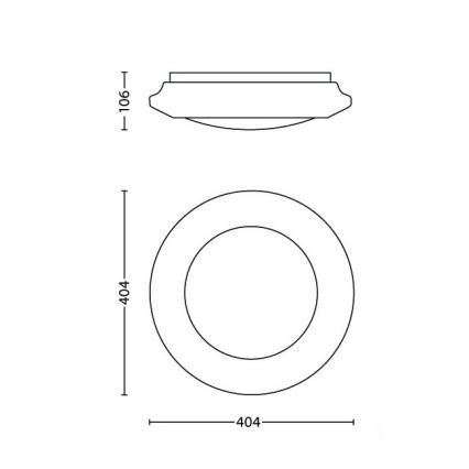Philips - LED Laevalgusti LED/22W/230V 4000K