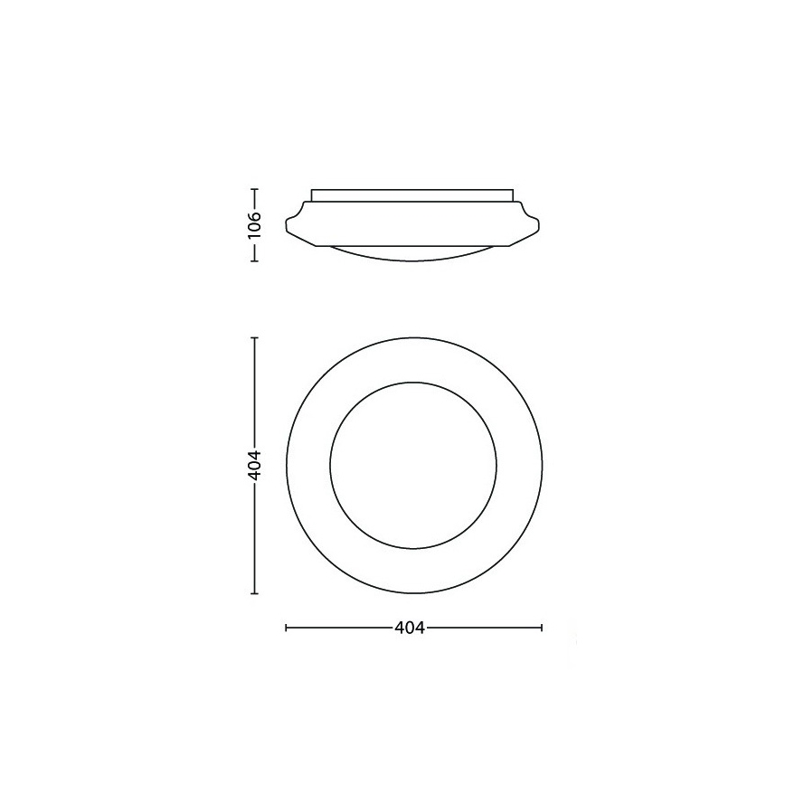 Philips - LED Laevalgusti LED/22W/230V 4000K