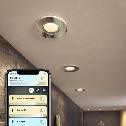 Philips - LED Hämardatav vannitoavalgusti Hue ADORE 1xGU10/5W/230V IP44