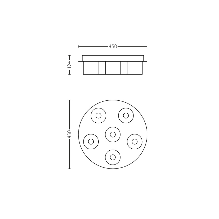 Philips 36446/11/P1 - LED Hämardatav laevalgusti INSTYLE BYZANTIN 6xLED/5W/230V