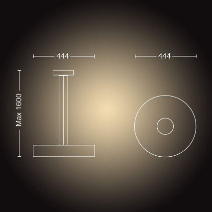 Philips - LED Hämardatav lühter Hue FAIR LED/33,5W/230V + Pult