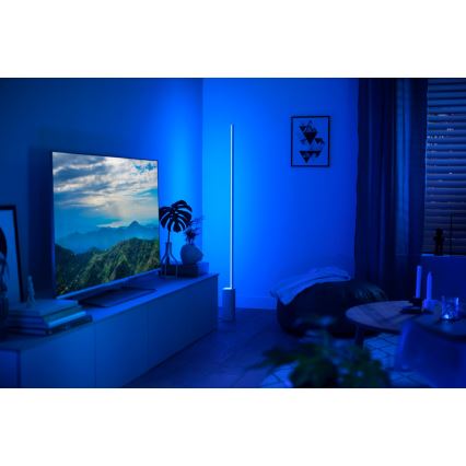 Philips – LED RGB Põrandalamp Hue SIGNE 1×LED/32W/230V