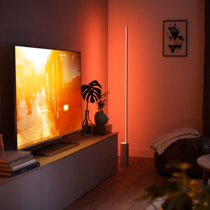 Philips – LED RGB Põrandalamp Hue SIGNE 1×LED/32W/230V