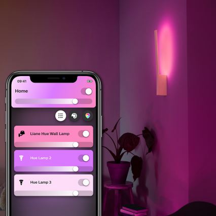 Philips - LED RGBW hämardatav seinavalgusti Hue LIANE White And Color Ambiance LED/12W/230V