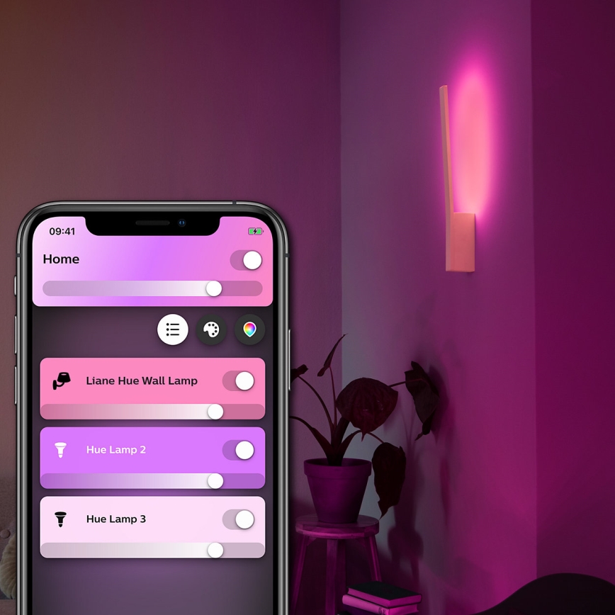 Philips - LED RGBW hämardatav seinavalgusti Hue LIANE White And Color Ambiance LED/12W/230V
