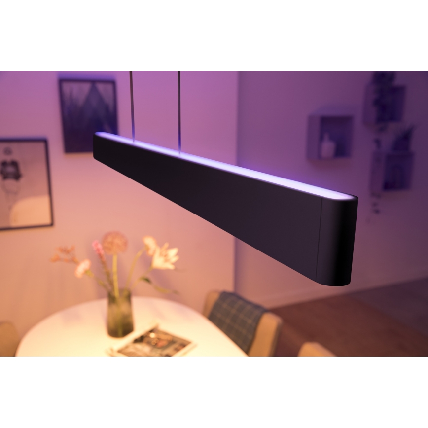 Philips – LED Lühter Hue ENSIS White And Colour Ambiance 2×LED/39W/230V