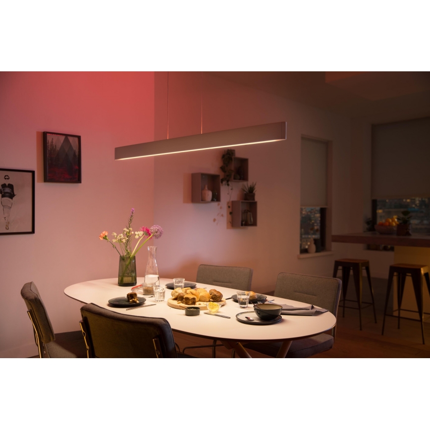 Philips – LED Lühter Hue ENSIS White And Colour Ambiance 2×LED/39W/230V