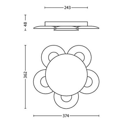 Philips 40970/48/16 - LED Hämardatav laevalgusti VAGA LED/15W/230V