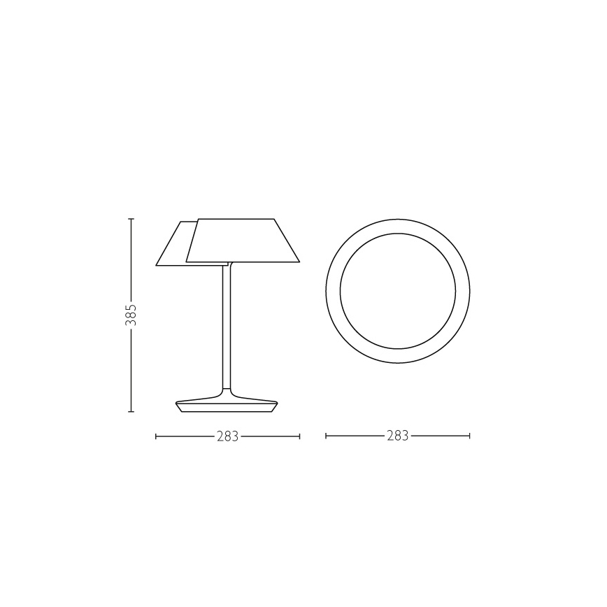 Philips 49023/31/P1 - LED Hämardatav laualamp INSTYLE NONAGON 1xLED/7W/230V