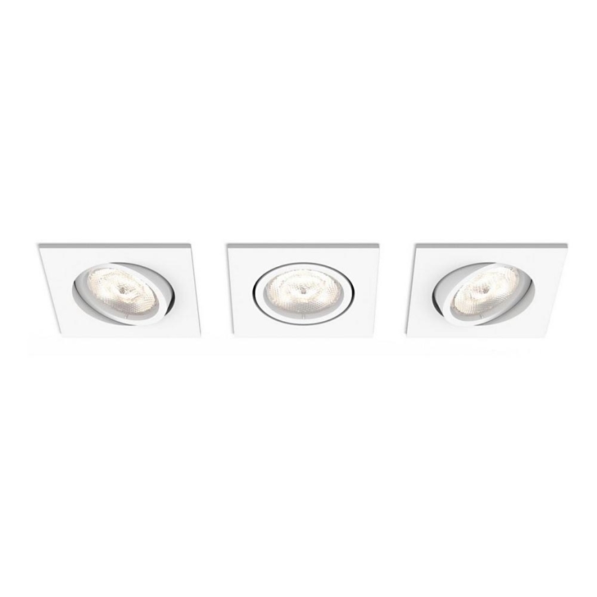 Philips 50123/31/P0 - Komplekt 3 x LED Hämardatav ripplaevalgusti MYLIVING CASEMET LED/4,5W/230V