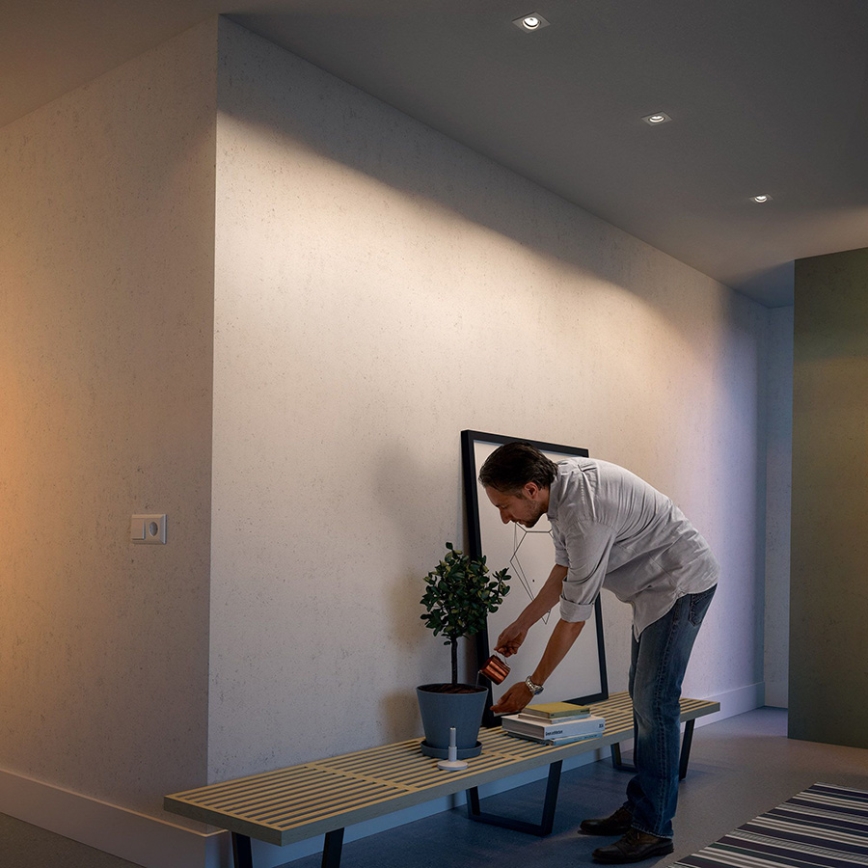 Philips - KOMPLEKT 3x süvistatavat laevalgustit, 1x GU10/5,5W/230V