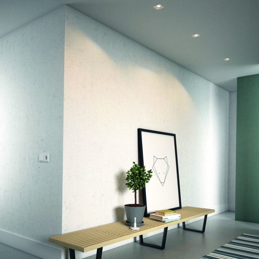 Philips - komplekt 3x LED RGBW hämardatavat lae sisse ehitatavat valgustit 1xGU10/4,8W/230V valge + kaugjuhtimispult