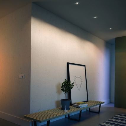 Philips - komplekt 3x LED RGBW hämardatavat lae sisse ehitatavat valgustit 1xGU10/4,8W/230V valge + kaugjuhtimispult