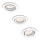 Philips 50393/31/PN - Komplekt 3x lae sisse paigaldatavat valgustit DONEGAL 1xGU10/5,5W/230V