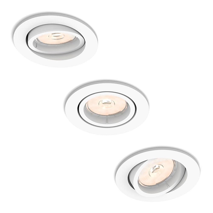 Philips 50393/31/PN - KOMPLEKT 3x ripplaevalgusti DONEGAL 3xGU10/5.5W/230V
