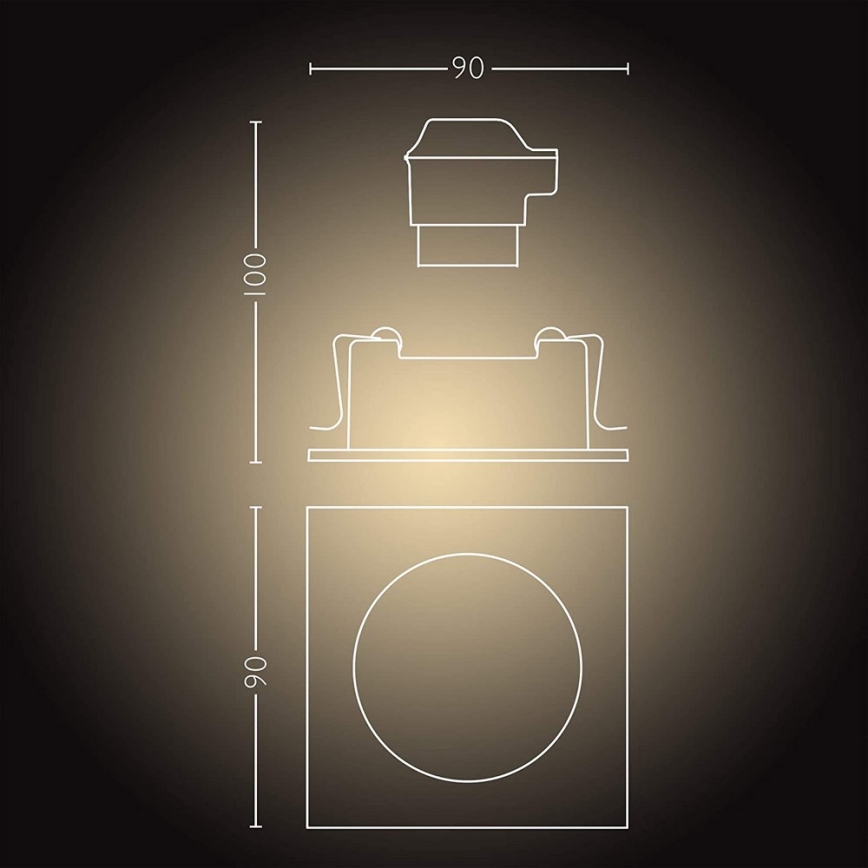 Philips  - LED Hämardatav valgusti Hue MILLISKIN 1xGU10/5W/230V