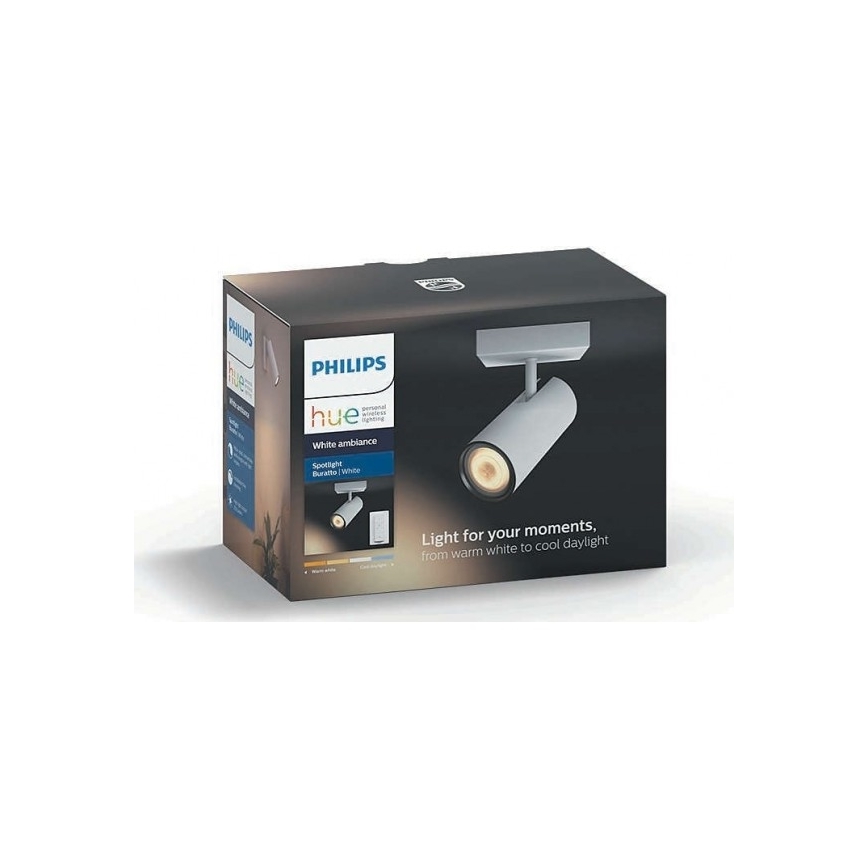 Philips - LED Hämardatav kohtvalgusti Hue BURATTO 1xGU10/5,5W + pult