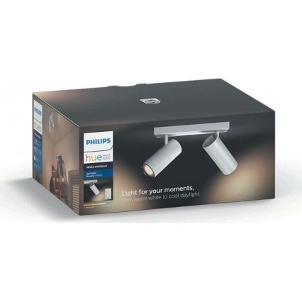 Philips - LED Hämardatav kohtvalgusti Hue BURATTO 2xGU10/5,5W