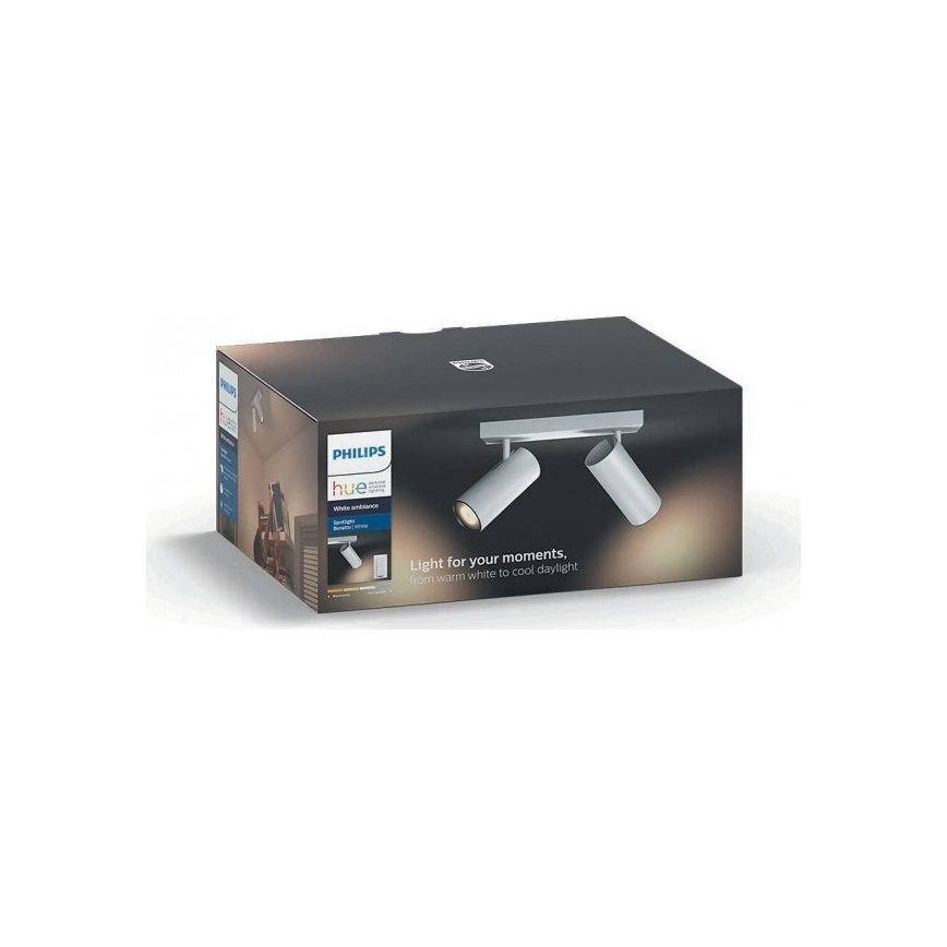 Philips - LED Hämardatav kohtvalgusti Hue BURATTO 2xGU10/5,5W
