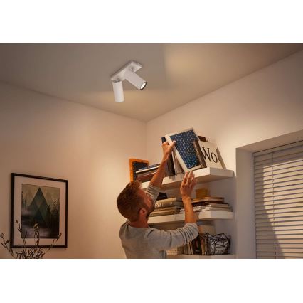 Philips - LED Hämardatav kohtvalgusti Hue BURATTO 2xGU10/5,5W