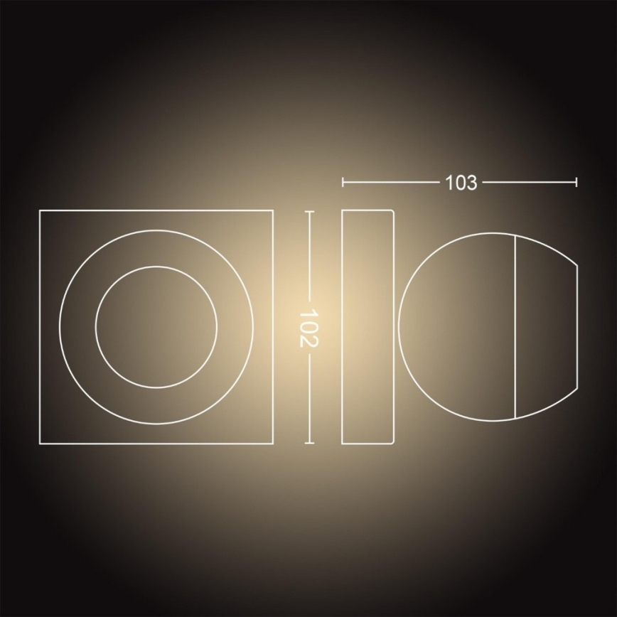 Philips - LED Hämardatav kohtvalgusti Hue BUCKRAM 1xGU10/5W/230V + pult