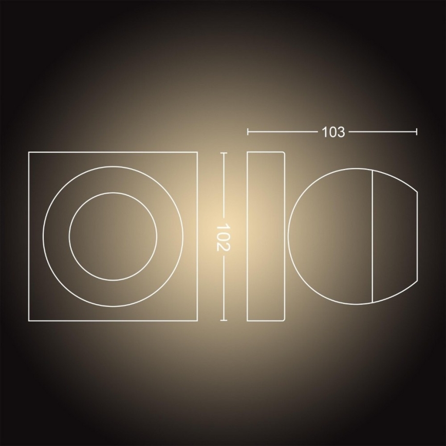 Philips - LED Hämardatav kohtvalgusti Hue BUCKRAM 1xGU10/5W/230V