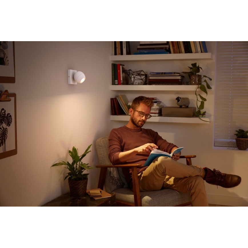 Philips- LED Hämardatav kohtvalgusti Hue BUCKRAM 1xGU10/5W/230V