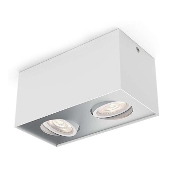 Philips 50492/31/P0 - LED Hämardatav kohtvalgusti MYLIVING BOX 2xLED/4,5W/230V