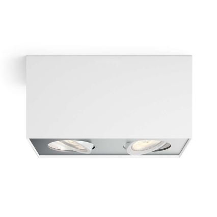 Philips 50492/31/P0 - LED Hämardatav kohtvalgusti MYLIVING BOX 2xLED/4,5W/230V