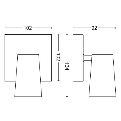 Philips - LED Kohtvalgusti 1xGU10/5,5W/230V