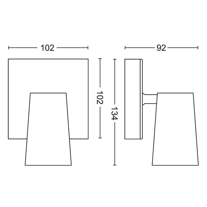 Philips - LED Kohtvalgusti 1xGU10/5,5W/230V