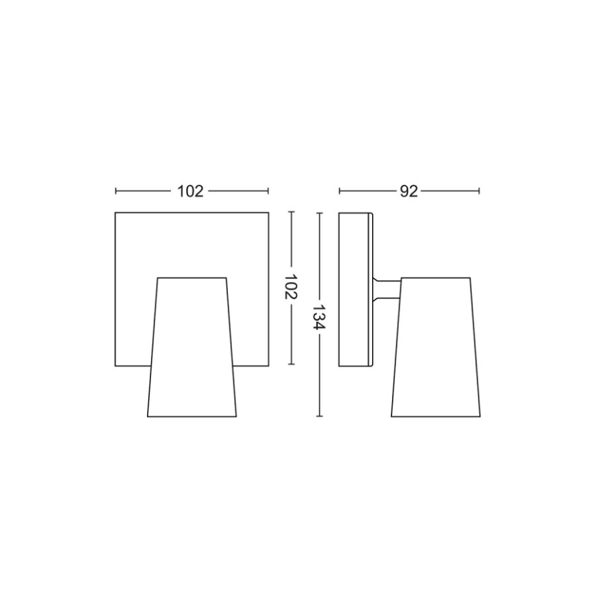 Philips - Kohtvalgusti 1xGU10/5,5W/230V