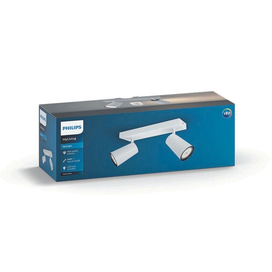 Philips - LED Kohtvalgusti 2xGU10/5,5W/230V